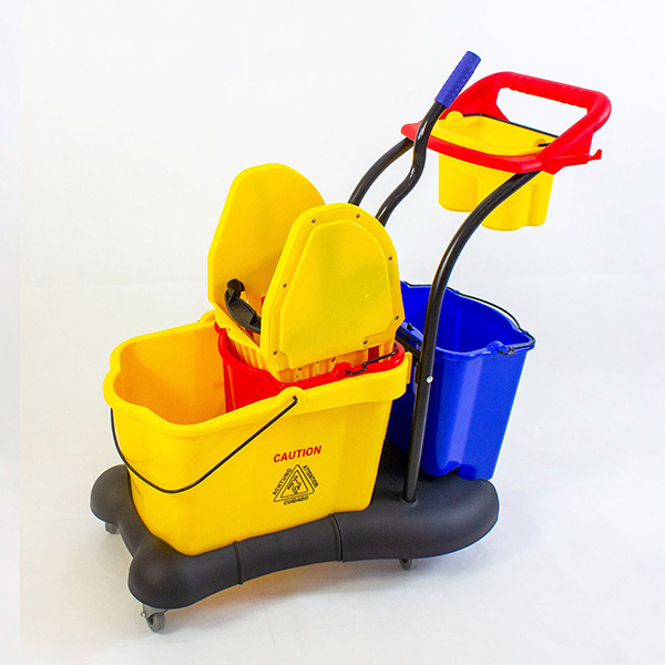 Xe đẩy vắt cây lau nhà 2 ngăn HiClean HC 086