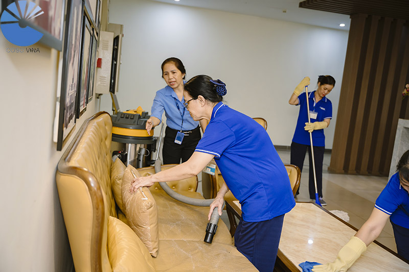 Quy trình vệ sinh công nghiệp tại Cô Sô Quy trình vệ sinh công nghiệp tại Cô Sô